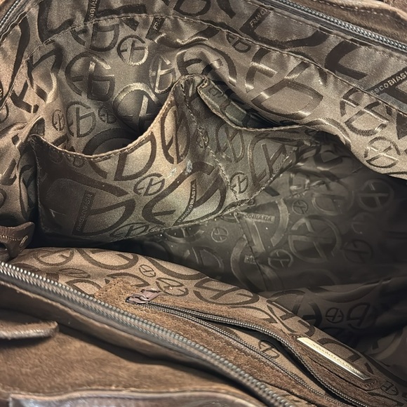 Francesco Biasia Brown Shoulder Bag with Slouchy Style and Leather Material - Picture 11 of 12